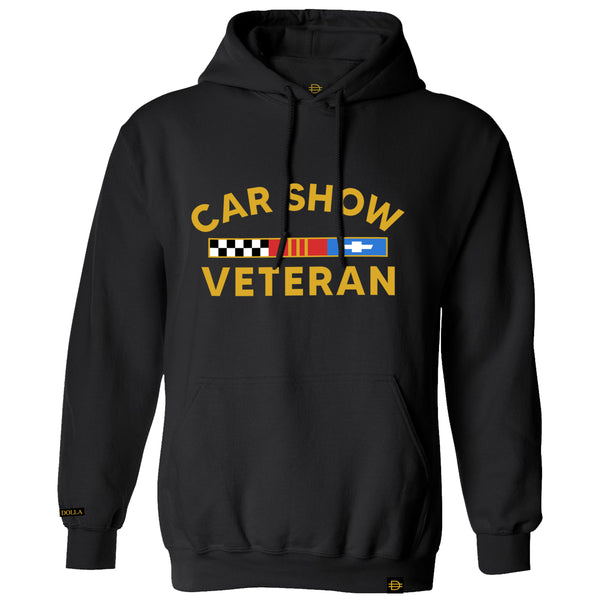 Car Show Vet Hoodie - Black/Gold