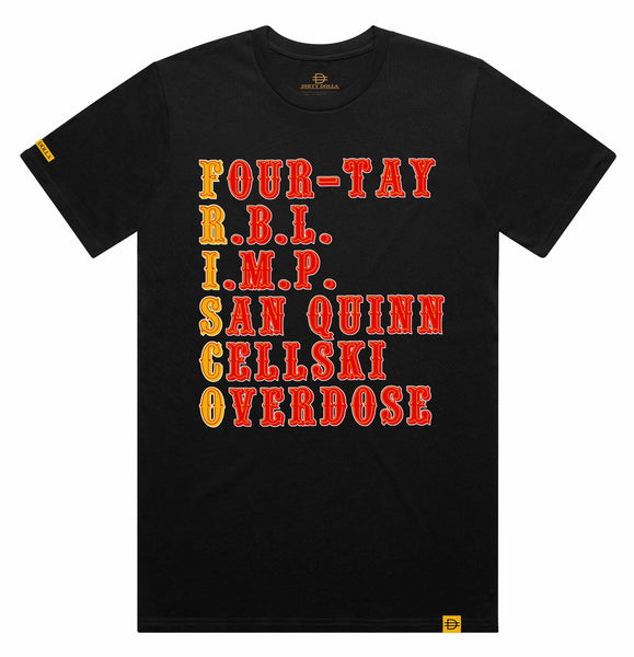 FRISCO Legend Tee - Black/Red/Gold