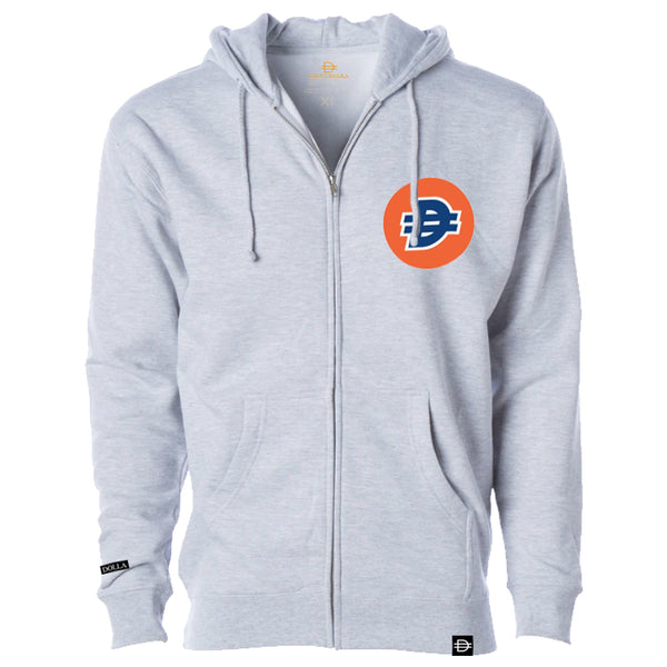 Antenna Ball hoodie - Grey/Orange/Blue