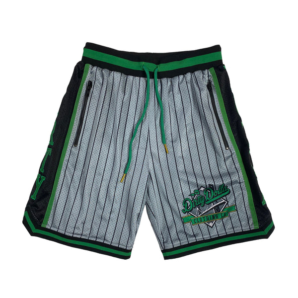 WS Hoop Shorts - Grey/Black/Green