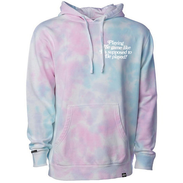 Playing the Game Hoodie - Cotton Candy