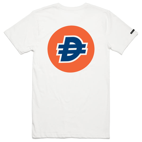 Antenna Ball Tee - White/Orange/Navy