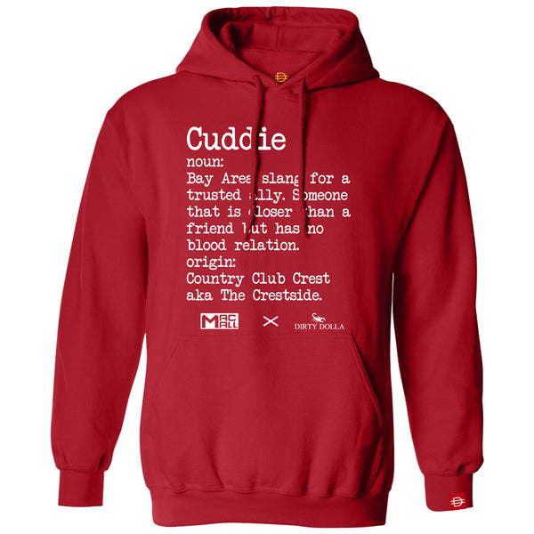 Cuddie Definition Hoodie - Red - MacMallxDirtyDolla