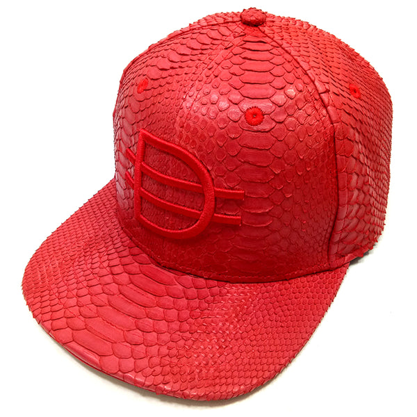 D logo Strap Back - Red/Red