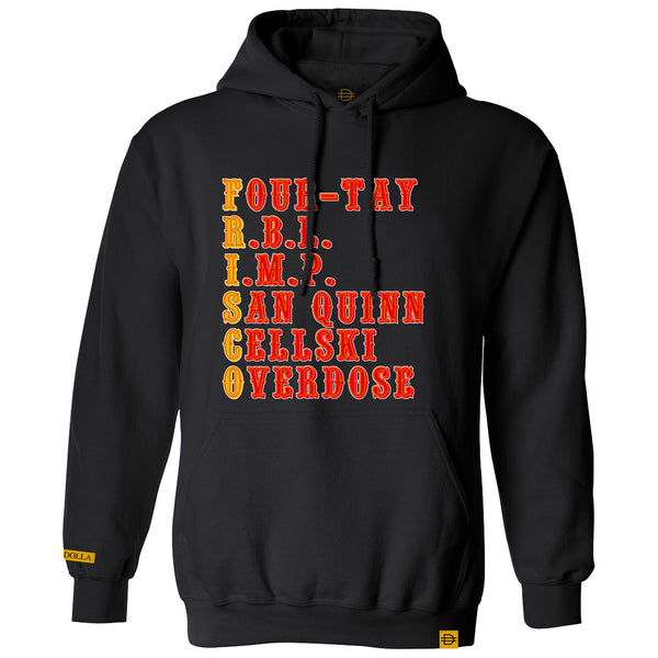 FRISCO Legend Hoodie - Black/Red/Gold