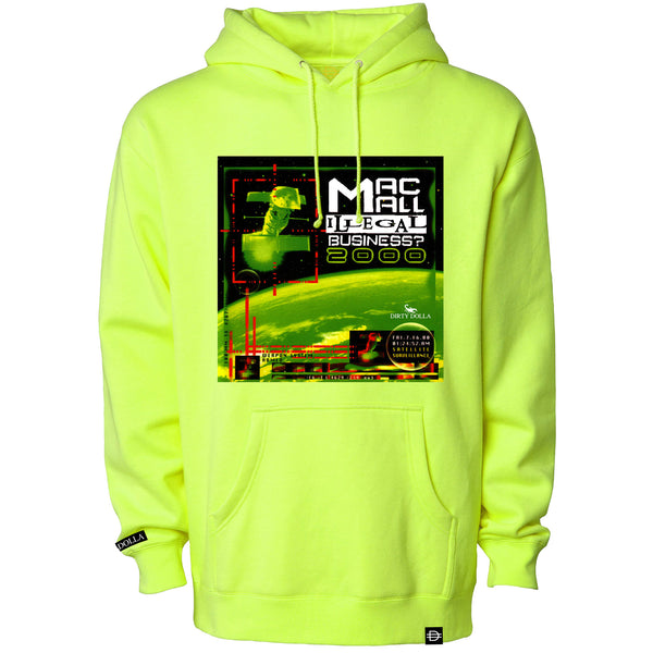 Illegal Bussiness 2000 - Neon Hoodie - MacMallxDirtyDolla