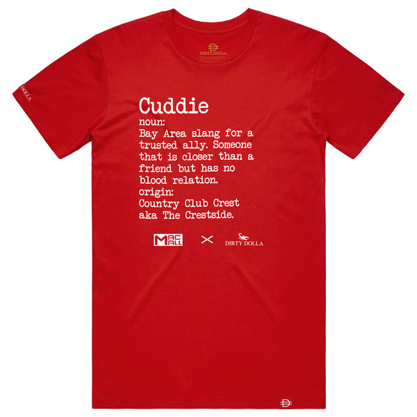 Cuddie Definition Tee - Red - MacMallxDirtyDolla