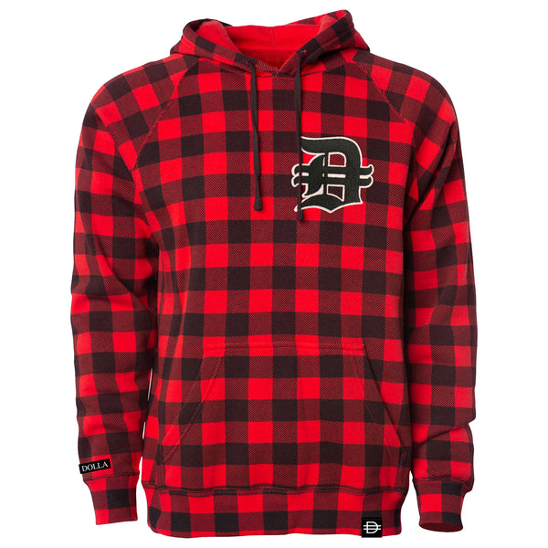 OE Buffalo Hoodie - Red/Black