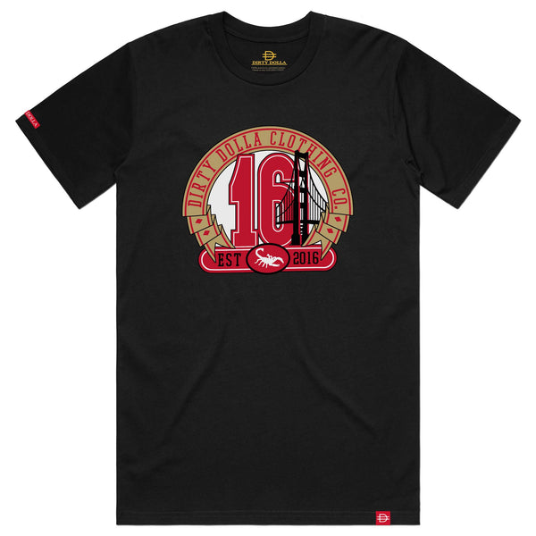 Gold Rush Anniversary - Tee Black/White/Red