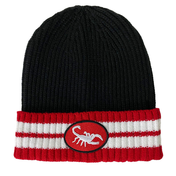 Scorpion Niner Beanie - Black/Red/White