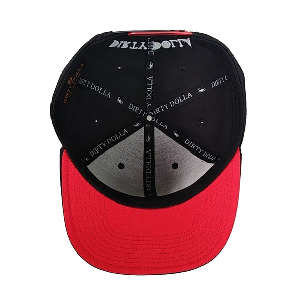 Scorpion Snap Back - Black/White - Red Bottom