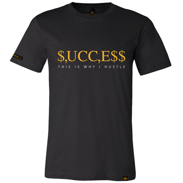 SUCCESS Tee - Black/Gold